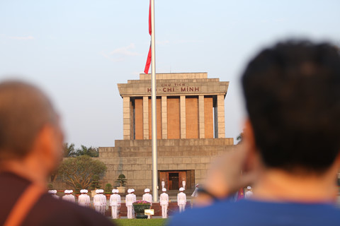 Lễ thượng cờ rủ Quốc tang nguyên Thủ tướng Phan Văn Khải tại quảng trường Ba Đình - ảnh 7