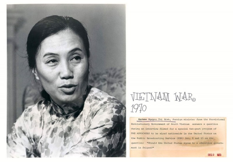 Người phụ nữ Việt Nam ký Hiệp định Paris