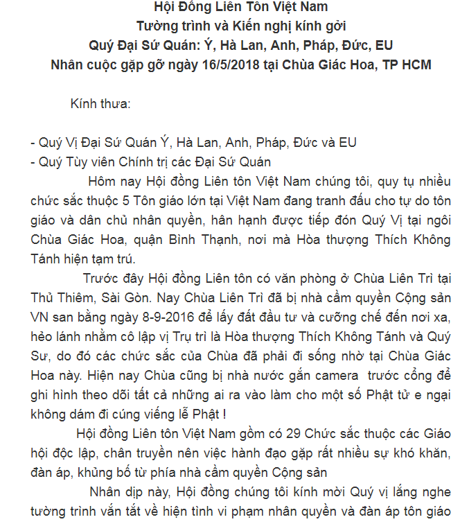 Cuộc hội ngộ của đám “lục lâm thảo khấu” về tôn giáo ở Việt Nam