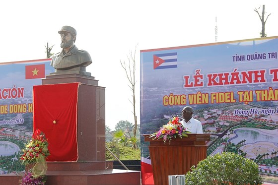 Khánh thành công viên Fidel Castro tại Quảng Trị