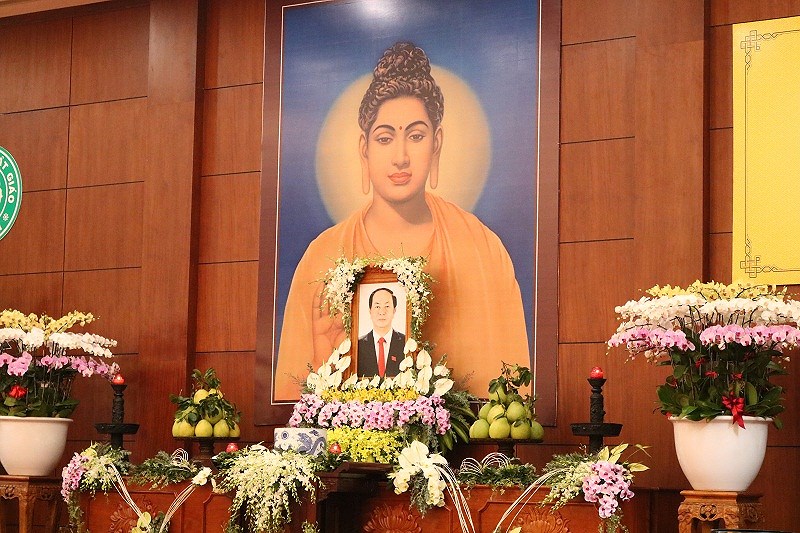 Phật tử TP.HCM cầu nguyện cho Chủ tịch nước Trần Đại Quang - ảnh 1