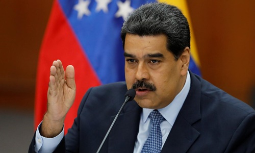 Tổng thống Venezuela Nicolas Maduro tại Caracas ngày 29/1. Ảnh: AFP.